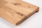 Preview: Window sill Solid Oak Hardwood KGZ 20 mm Rustic grade hard wax oil nature white