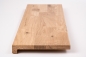 Preview: Window sill Solid Oak Hardwood Country grade 26 mm hard wax oil natural white