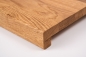 Preview: Stair tread Oak wild oak KGZ 20mm clear lacquered renovation step riser