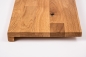 Preview: Window sill Solid Oak Hardwood  KGZ 20 mm, Rustic grade laquered