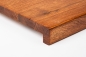 Preview: Window sill Solid Oak with overhang, 26 mm Rustic grade cherry oiled