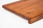 Preview: Window sill Solid Oak with overhang, 20 mm, Rustic grade, cherry oiled