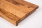 Preview: Window sill Solid Oak Hardwood Country grade 26 mm natural oiled