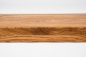 Preview: Stair Tread Window Sill Shelf Oak Rustic 26 mm, full stave lamella DL, natural oiled, 26x290x900 mm, overhang 26 mm