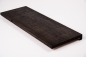 Preview: Window sill Solid Oak with overhang KGZ 20 mm Rustic grade black oiled