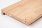 Preview: Stair tread Oak step riser wild oak 26mm KGZ untreated Renovation