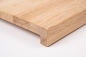 Preview: Stair tread Oak step riser wild oak 26mm KGZ untreated Renovation