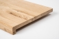 Preview: Window sill Solid Oak with overhang, Rustic grade, 26 mm, unfinished