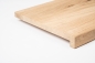 Preview: Window sill Solid Oak with overhang, Rustic grade, 26 mm, unfinished