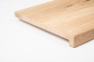 Preview: Window sill Solid Oak with overhang, Rustic grade, 20 mm, unfinished