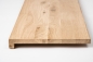 Preview: Window sill Solid Oak with overhang, Rustic grade, 26 mm, unfinished
