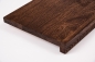 Preview: Stair tread Wild oak KGZ 20mm Walnut oiled Renovation Step riser