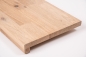 Preview: Window sill Solid Oak with overhang KGZ 26 mm Rustic grade white oiled