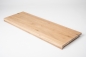 Preview: Window sill Solid Oak with overhang, 20 mm, Rustic grade, white oiled