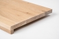 Preview: Window sill Solid Oak Country grade 26 mm white oiled