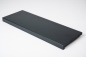 Preview: Windowsill Oak Select Natur A/B 26 mm, finger joint lamella, grey lacquered, with overhang, RAL7016 anthracite grey