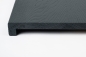 Preview: Eiche Wildeiche DL 26mm gebürstet antrazitgrau lackiert RAL7016 Treppenstufe Trittstufe Renovierungsstufe Setzstufe