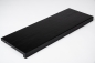 Preview: Stair tread Wild oak KGZ 26mm brushed black lacquered RAL9011 Renovation stair riser