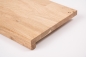 Preview: Window sill Solid Oak Hardwood Country grade 26 mm brushed unfinshed