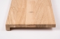 Preview: Window sill Solid Oak Hardwood KGZ 20 mm, Rustic grade brushed unfinished