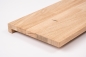 Preview: Stair tread wild oak KGZ 26mm brushed untreated  Renovation step riser Oak