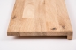 Preview: Window sill Solid Oak Hardwood KGZ 20 mm, Rustic grade brushed unfinished