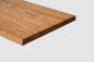 Preview: Stair Tread Oak Select Natur A/B 26 mm, finger joint lamella, antique oiled