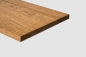 Preview: Windowsill Oak Select Natur A/B 26 mm, finger joint lamella, antique oiled