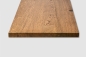 Preview: Stair Tread Oak Select Natur A/B 26 mm, finger joint lamella, antique oiled