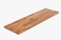 Preview: Windowsill Oak Select Natur A/B 26 mm, finger joint lamella, bronze oiled