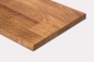 Preview: Stair Tread Oak Select Natur A/B 26 mm, finger joint lamella, bronze oiled