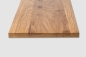 Preview: Wall shelf Solid Oak Hardwood  20 mm, Rustic grade, Bronze oiled