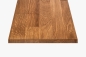 Preview: Wall Shelf Riser Wild Oak KGZ 20mm Bronze Oiled Shelf Board