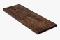 Preview: Windowsill Oak Select Natur A/B 26 mm, finger joint lamella, "smoked oak" oiled