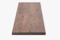 Preview: Windowsill Oak Select Natur A/B 26 mm, finger joint lamella, graphite oiled