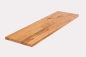 Preview: Stair Tread Oak Select Natur A/B 26 mm, finger joint lamella, hard wax oil Natur (colourless)