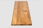 Preview: Wall shelf Solid Oak Hardwood 20 mm, Rustic grade, hard wax oil natural