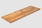 Preview: Wall shelf Solid Oak Hardwood 20 mm, Rustic grade, hard wax oil natural