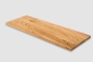 Preview: Wall shelf Solid Oak Hardwood shelf, 20 mm, Rustic grade, lacquered