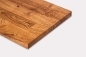 Preview: Stair Tread Oak Select Natur A/B 26 mm, finger joint lamella, natural oiled