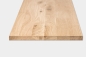 Preview: Wall shelf Solid Oak Hardwood Rustic grade, 20 mm, unfinished shelf