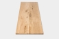 Preview: Wall shelf Solid Oak Hardwood Rustic grade, 20 mm, unfinished shelf