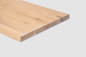 Preview: Wall shelf Solid Oak Hardwood 20 mm, Rustic grade, white oiled