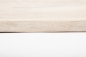 Mobile Preview: Massivholzbrett Regalbrett Wandregal mit Baumkante Wildeiche 26mm gekalkt weiß geölt