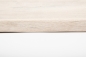 Preview: Wooden window sill oak rustic masive 40mm with natural edge chalked white oiled