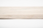 Preview: Plank Wandplank Boekenplank met Boomkant Wildeiken 40 mm Gekalkt Wit Geolied