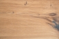 Preview: Regalbrett Wandregal Setzstufe mit Baumkante Wildeiche 40 mm Hartwachsöl naturweiß