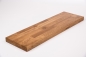 Preview: Stair tread Solid Oak Hardwood , Rustic grade, kgz 40 mm, Bronze oiled