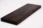 Mobile Preview: Stair tread Solid Oak Hardwood , Rustic grade, KGZ 40 mm, black oiled