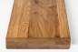 Preview: Stair tread Solid Oak Hardwood, Rustic grade, 60 mm, Bronze oiled